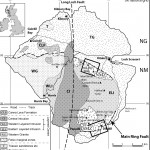 Geologische kaart van Rum